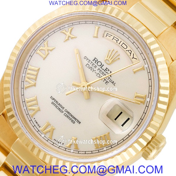 Rolex 18238 Day-Date Automatic Male 18k yellow gold 2