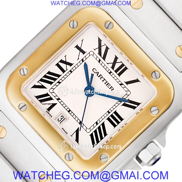 Cartier W20011C4 Santos Quartz Male Stainless Steel 2