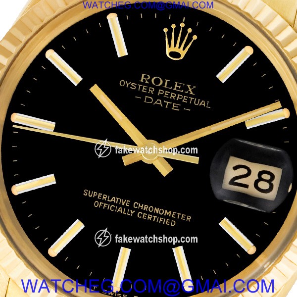 Rolex 1503 Date Automatic Male 14k yellow gold 2
