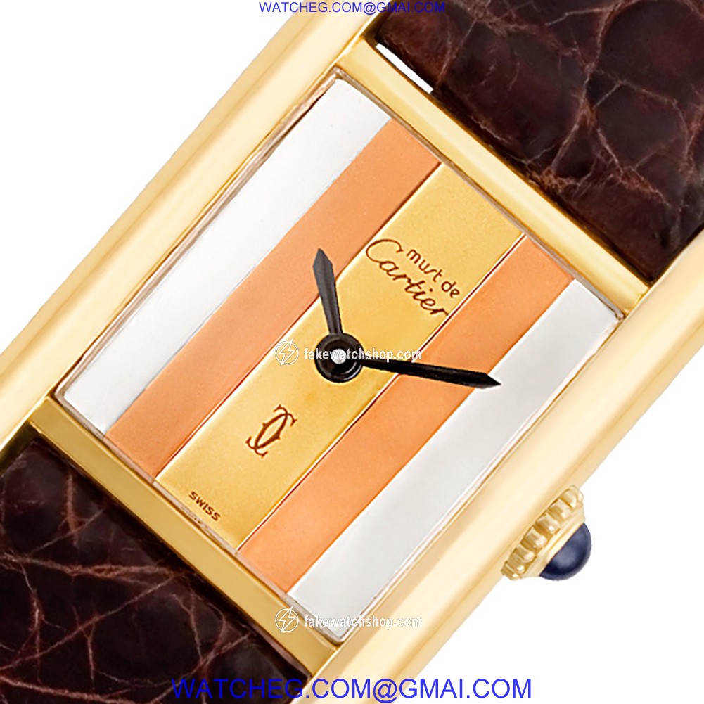 Cartier Cartier 2285 Tank Vermeil Manual Female Vermeil 2