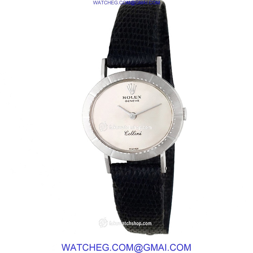Rolex 4081-2 Cellini Manual Female 18k White Gold 2
