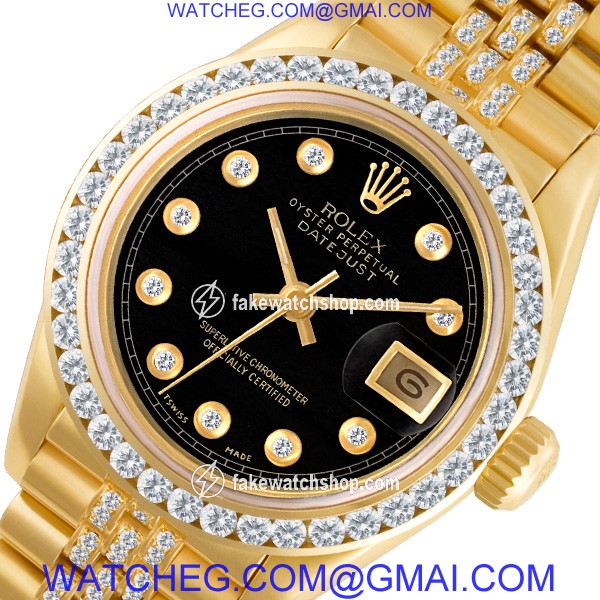 Rolex 69178 Datejust Automatic Female 18k yellow gold 2