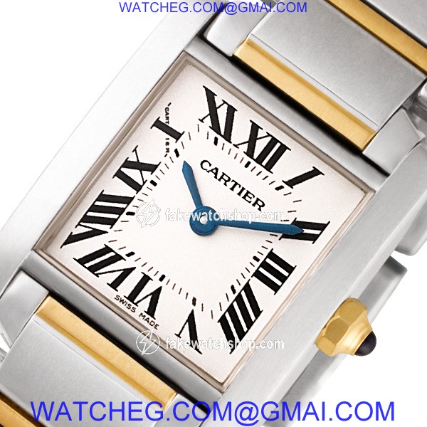 Cartier W51007Q4 Tank Francaise Quartz Female Stainless Steel 2