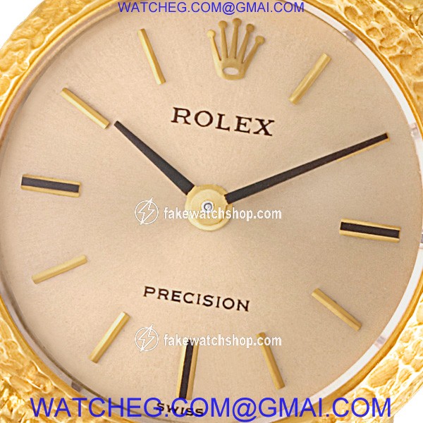 Rolex 2642 Precision Manual Female 18k yellow gold 2
