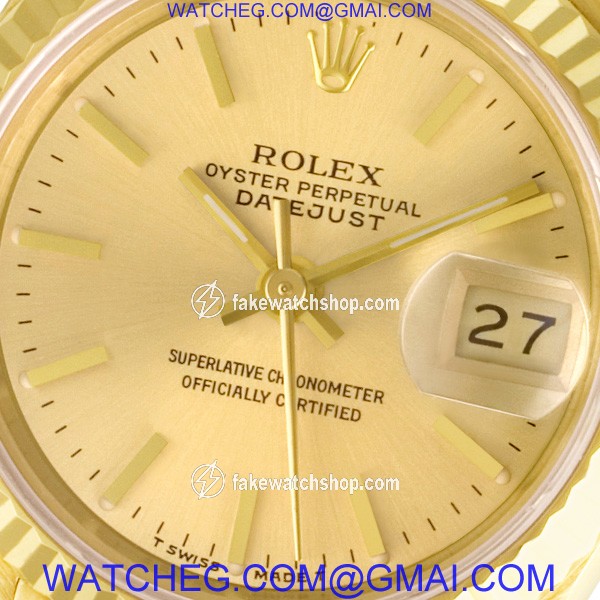 Rolex 69178 Datejust Automatic Female 18k yellow gold 2