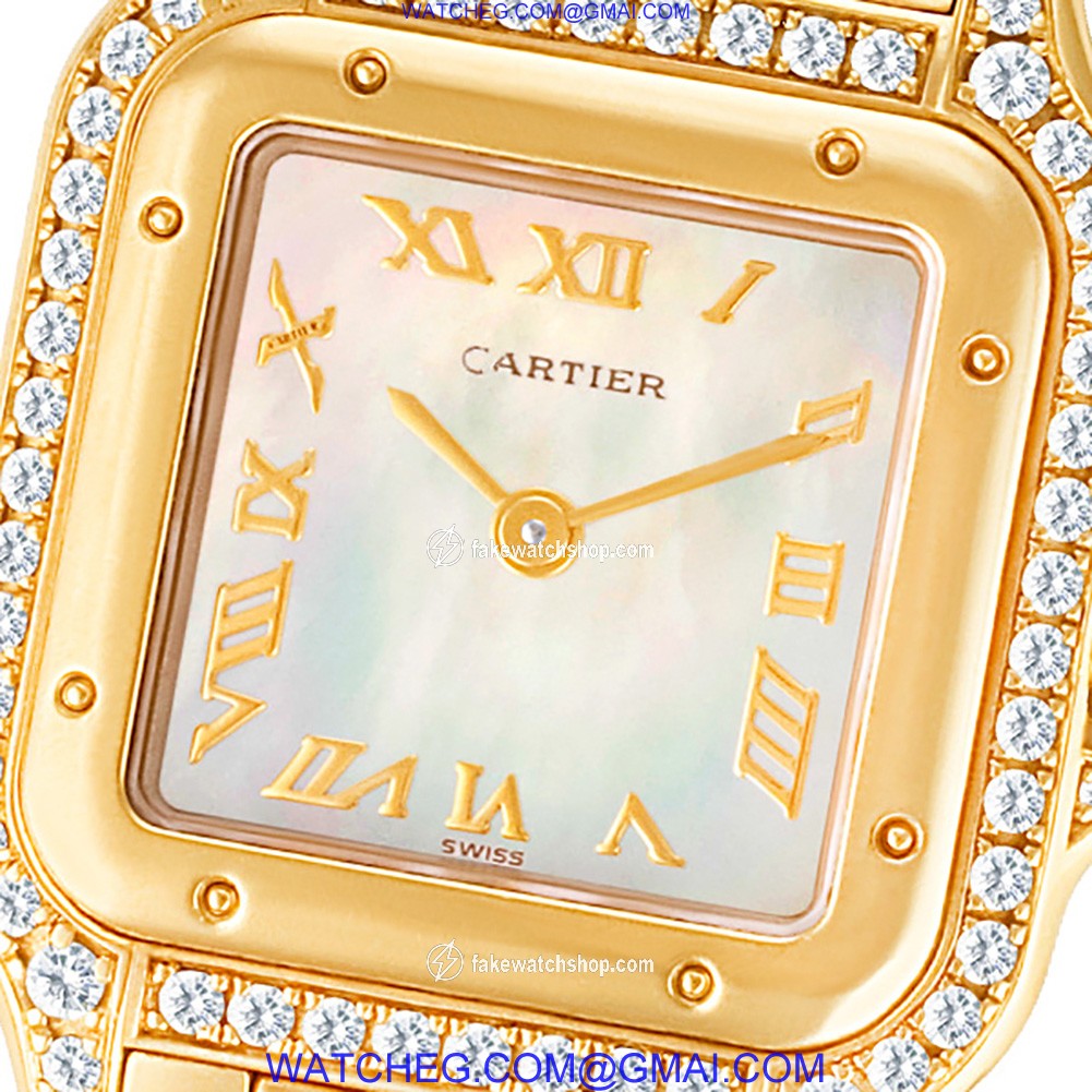 Cartier 12802 Panthere Quartz Female 18k yellow gold 2