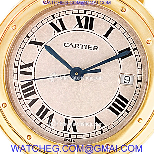 Cartier 883964 VLC Quartz Unisex 18k yellow gold 2