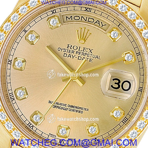 Rolex 18348 Day-Date Automatic Male 18k yellow gold 2
