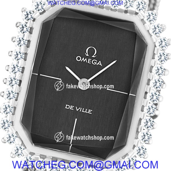 Omega Omega 4042 De Ville Manual Female 18k White Gold 2