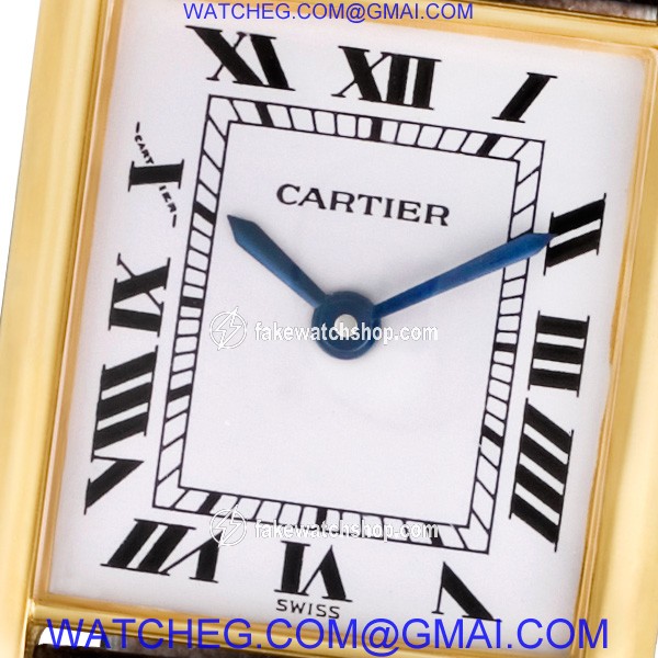 Cartier Cartier 1034 Tank Manual Female 18k yellow gold 2