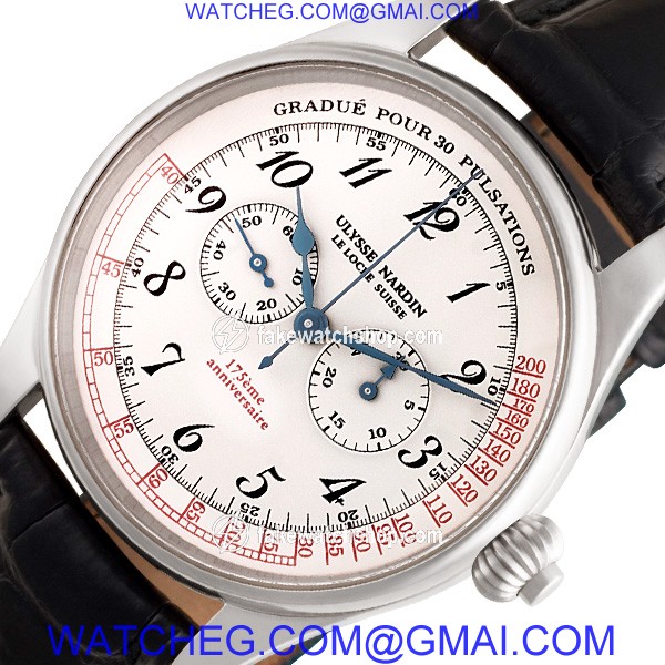 Ulysse Nardin 380-22 Pulsations 175th Manual Male 18k White Gold 2