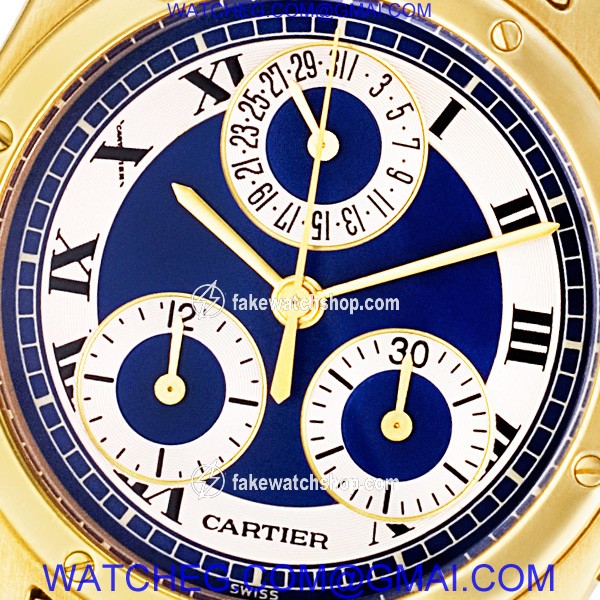 Cartier 1500 0 Santos Quartz Male 18k yellow gold 2