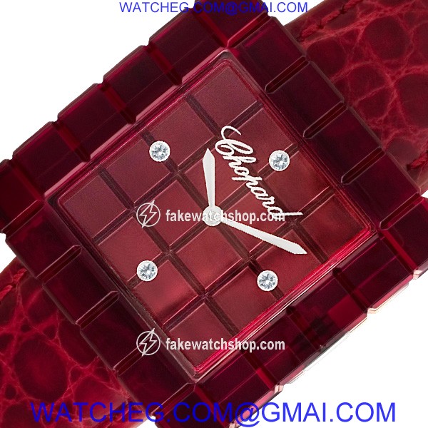 Chopard 12/7780 Be Mad Quartz Female red resin 2