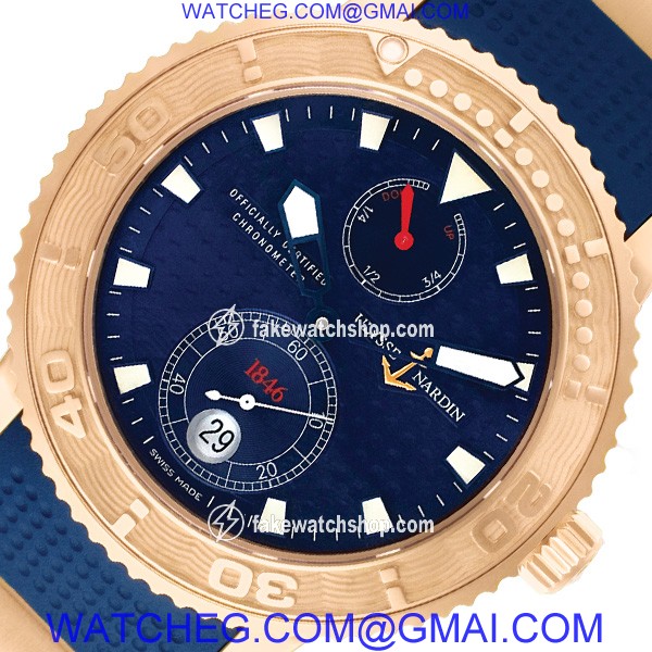 Ulysse Nardin 266-51 Maxi Marine Automatic Male 18k yellow gold 2