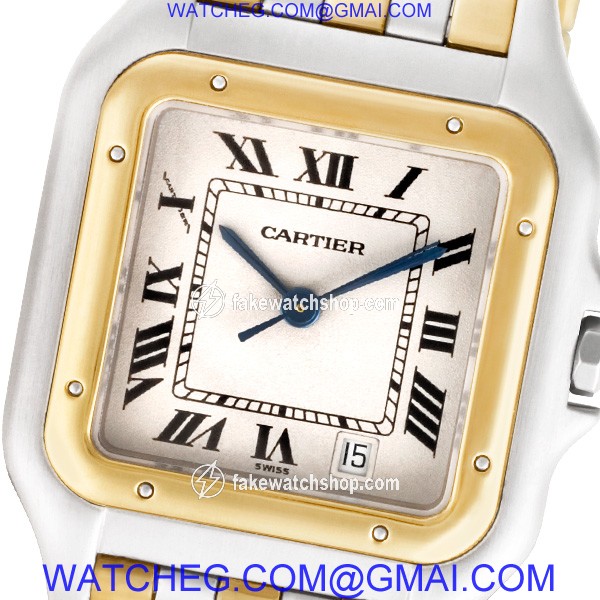 Cartier w25028b Panthere Quartz Male Stainless Steel 2