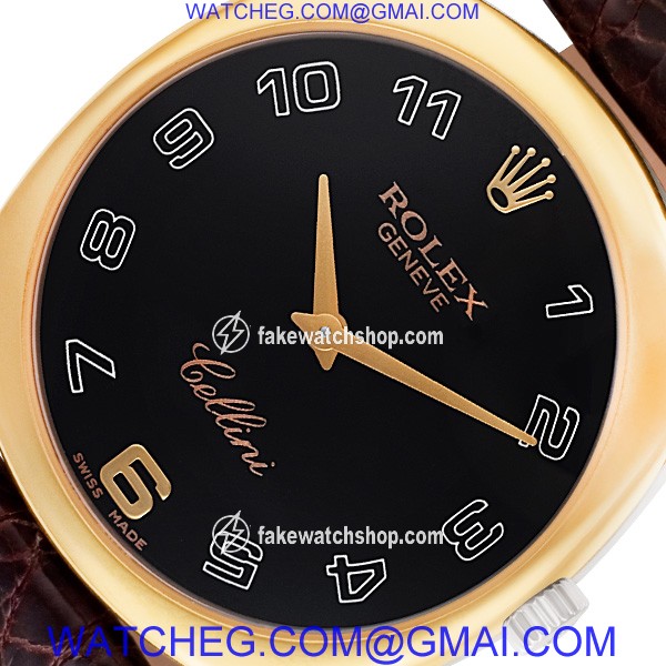 Rolex 4237 Cellini Manual Male 18k White Gold 2