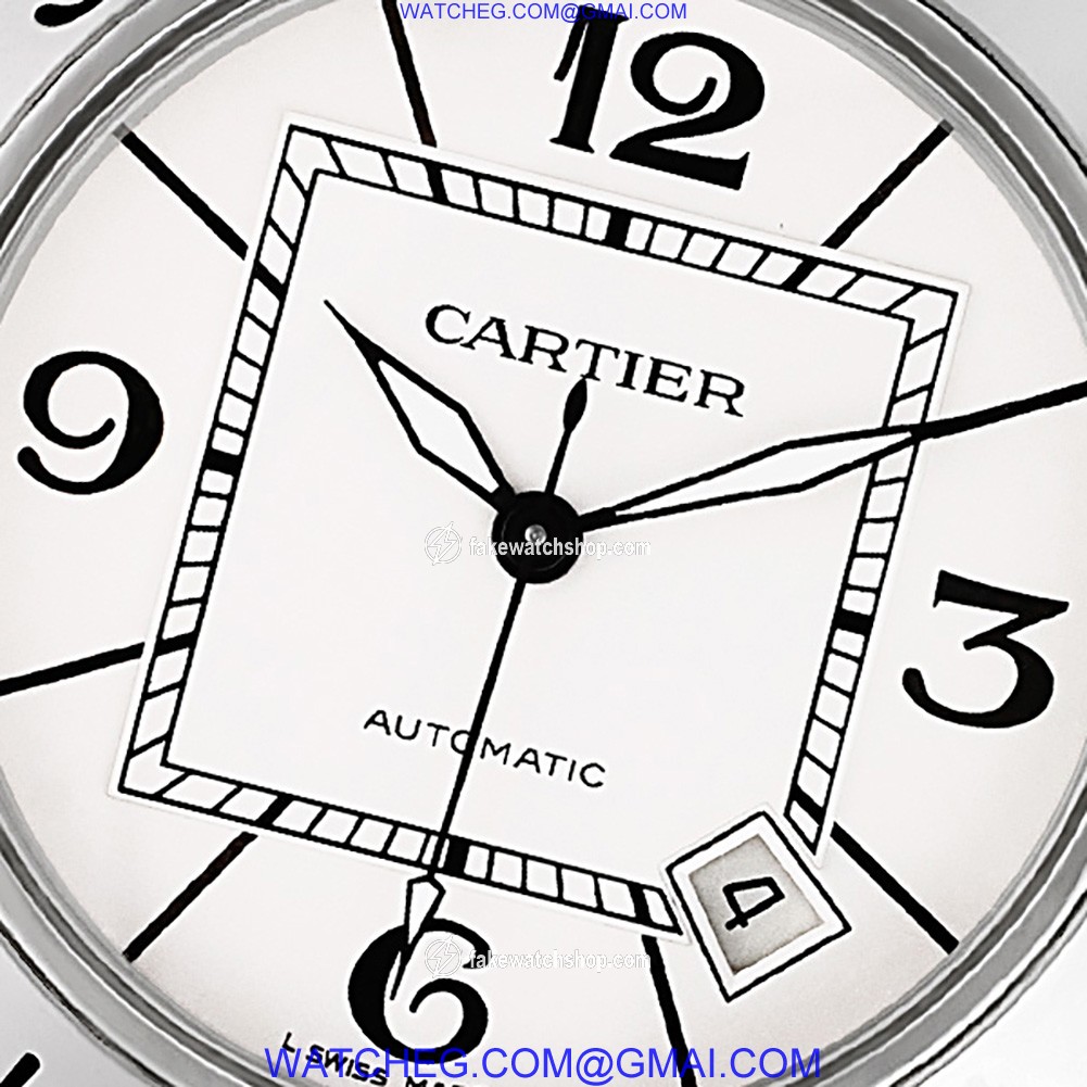 Cartier w31080m7 Pasha Seatimer Automatic Male Stainless Steel 2