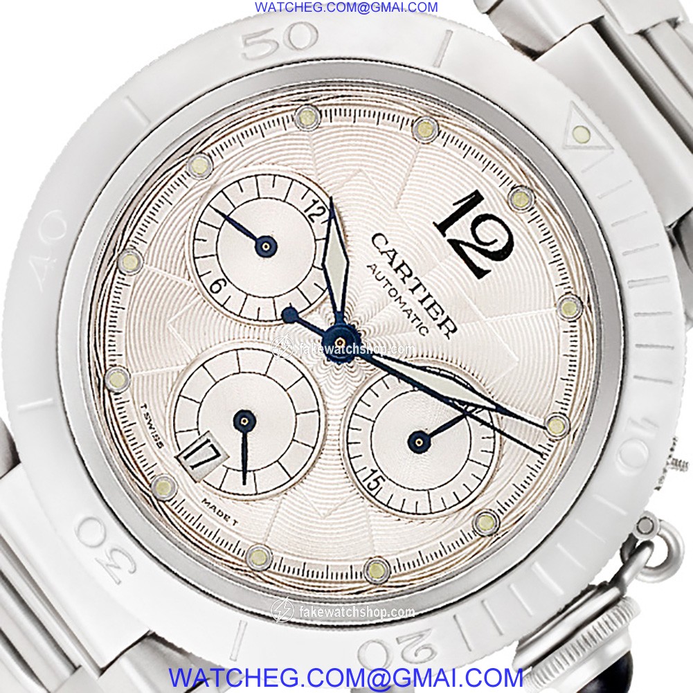 Cartier W31030H3 Pasha Chronograph Automatic Male Stainless Steel 2