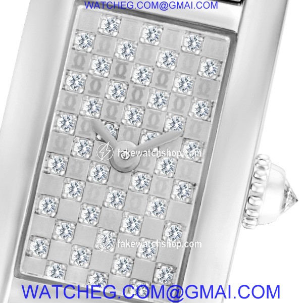 Cartier 2544 Certified pre-owned Quartz Female 18k White Gold 2