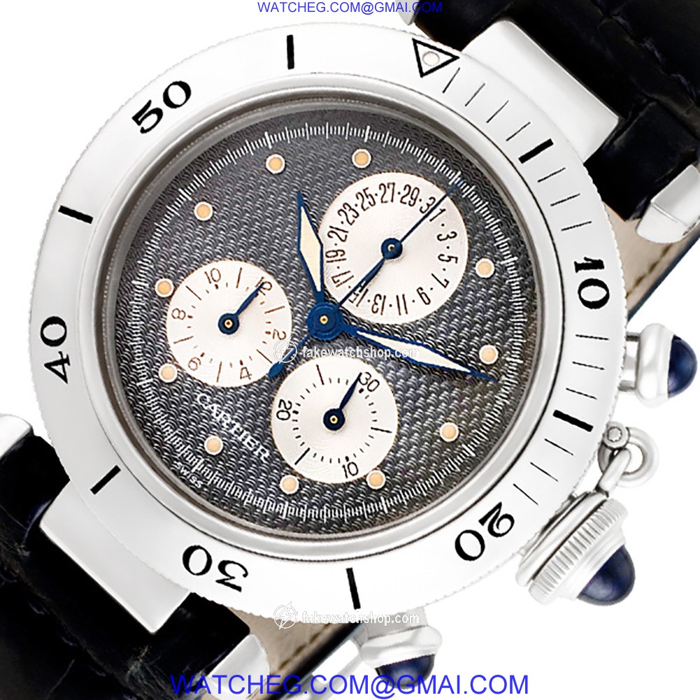 Cartier 13521 Pasha Quartz Female Stainless Steel 2