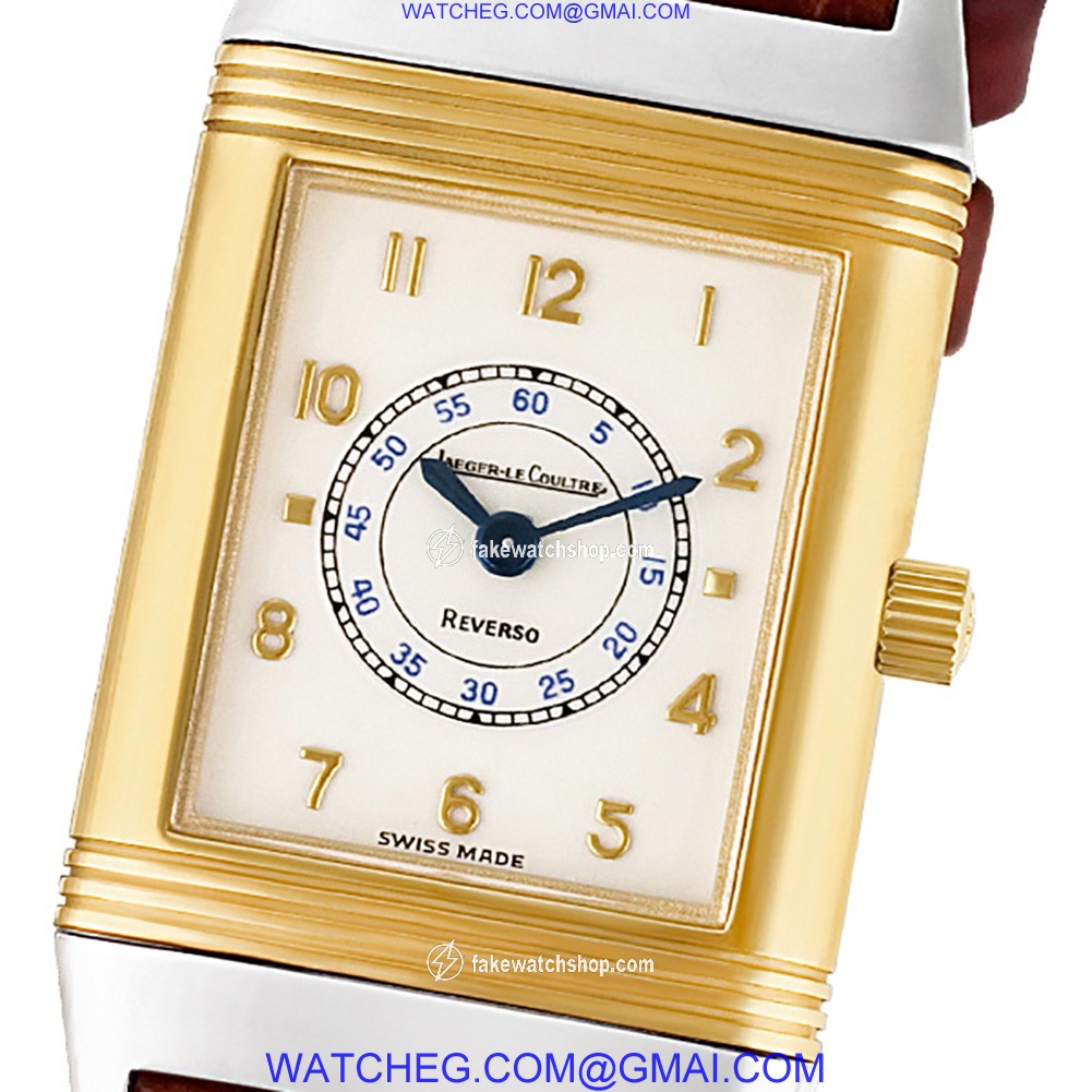 Jaeger LeCoultre 260.5.08 Reverso Quartz Female 18k gold & Stainless Steel 2