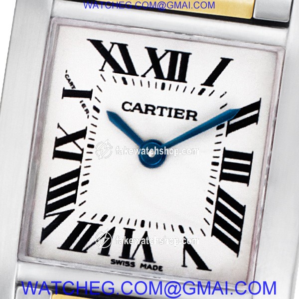 Cartier W51007Q4 Tank Francaise Quartz Female Stainless Steel 2