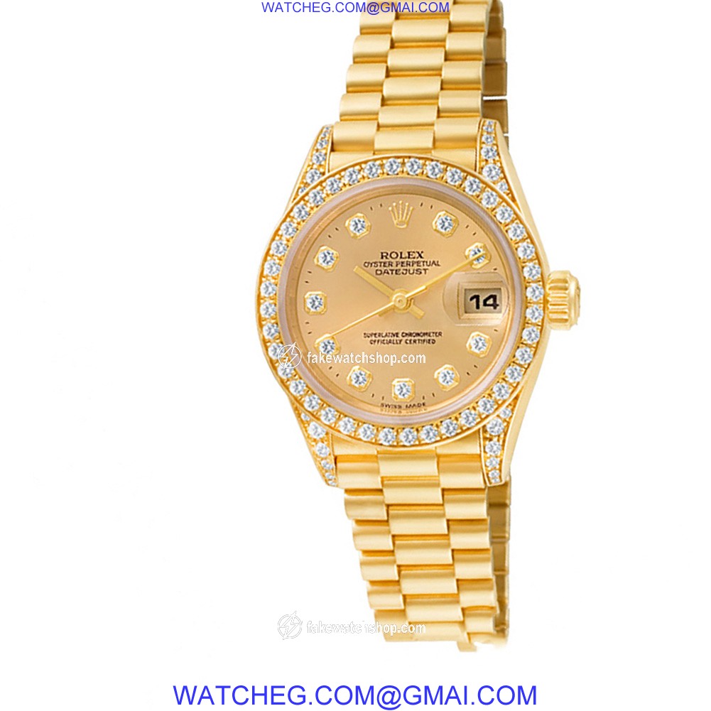 Rolex 79158 Datejust Automatic Female 18k yellow gold 2