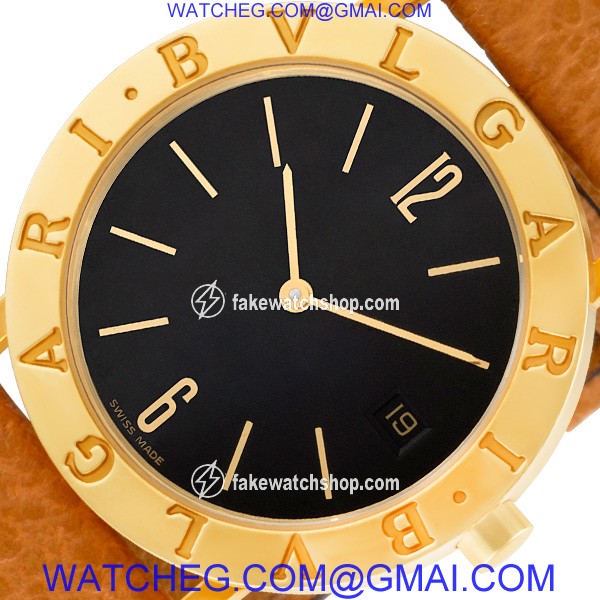 Bvlgari BB 33 GL Bvlgari Quartz Male 18k yellow gold 2