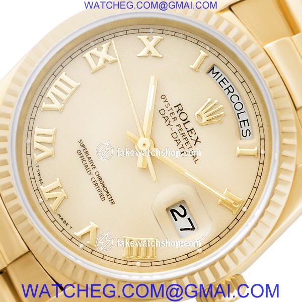 Rolex 18238 Day-Date Automatic Male 18k yellow gold 2