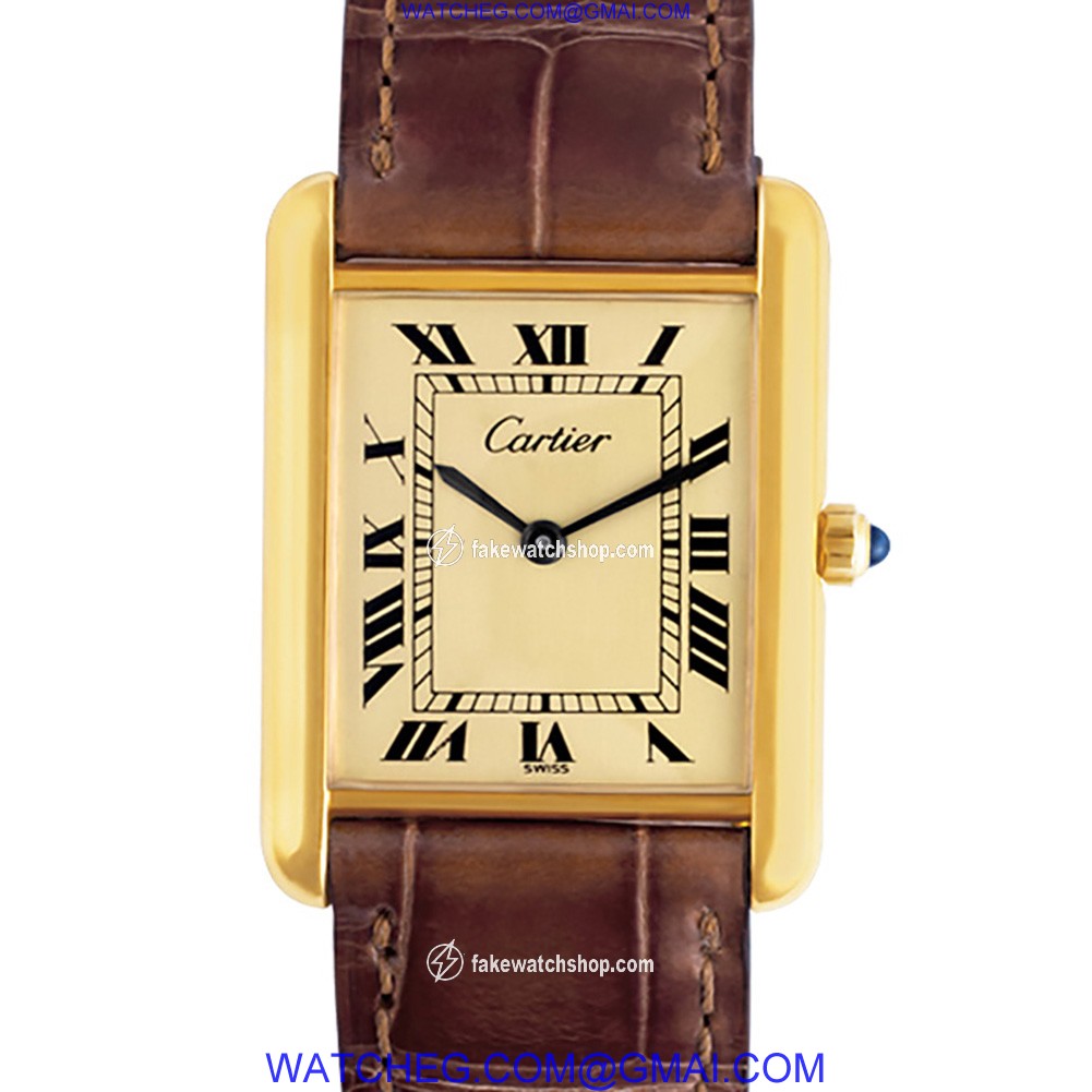 Cartier 41578 Vermeil Quartz Male Vermeil 2