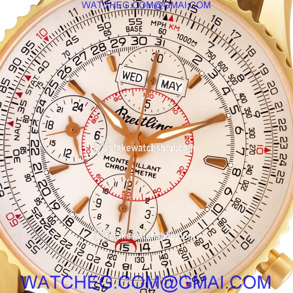 Breitling H21330 Montbrillant Automatic Male 18k rose gold 2