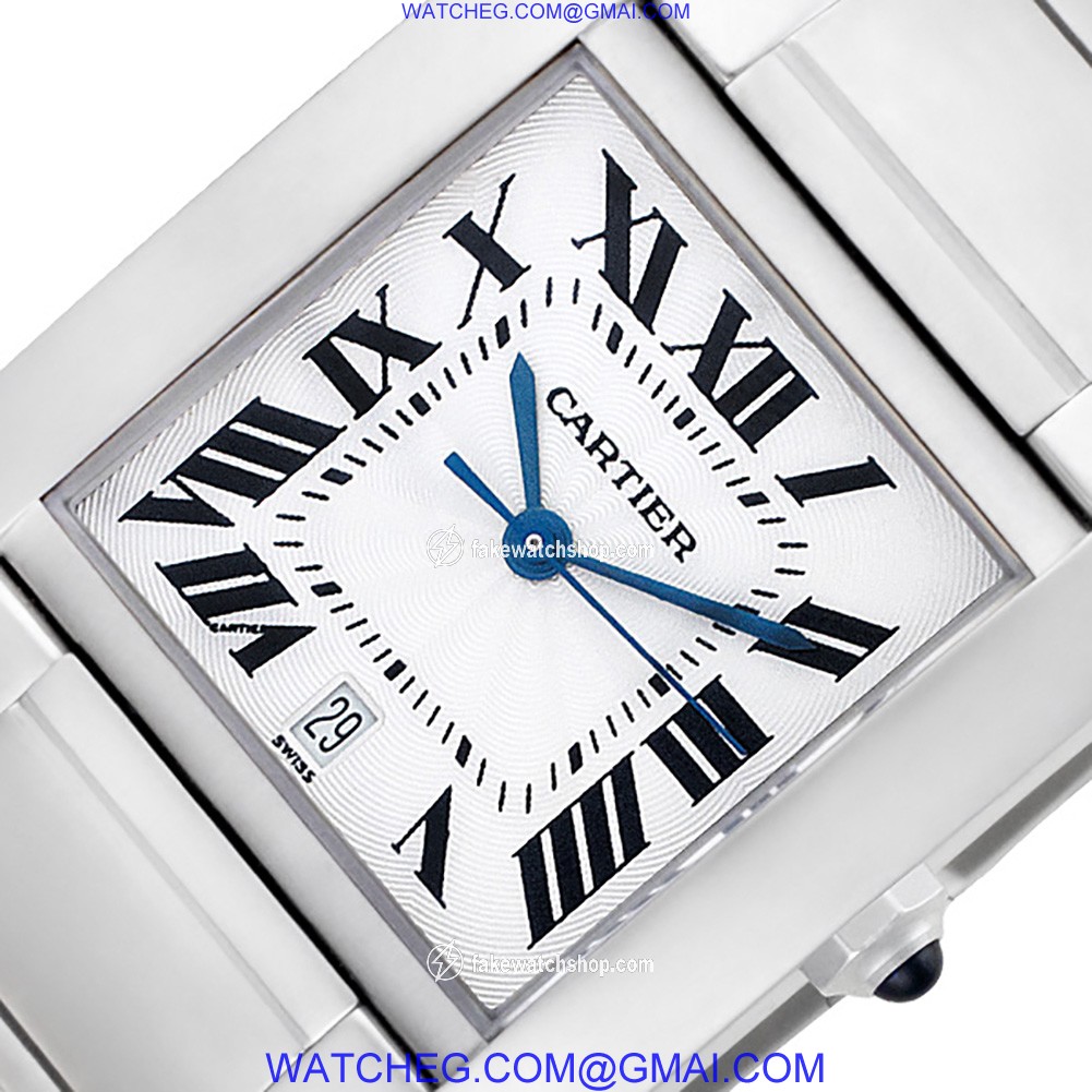 Cartier 2302/W51002q3 Tank Francaise Quartz Male Stainless Steel 2