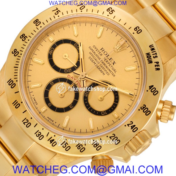 Rolex 16528 Daytona Automatic Male 18k yellow gold 2