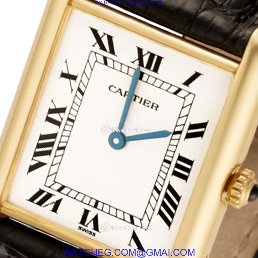 Cartier W5200024 Tank Quartz Male 18k yellow gold 2