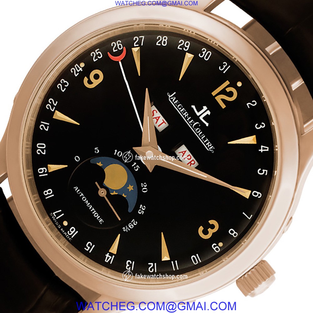 Jaeger LeCoultre 469 Master Moon Automatic Male 18k Pink Gold 2