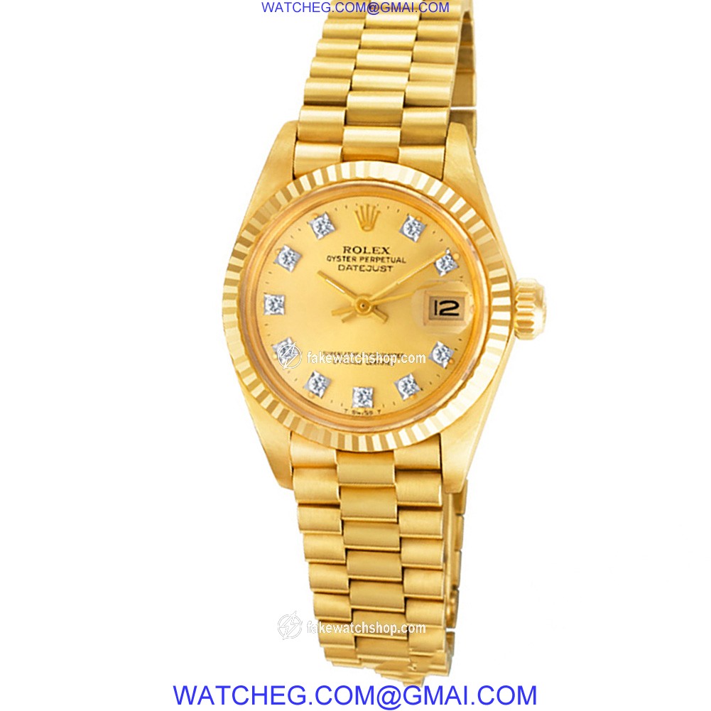 Rolex 6917 Datejust Automatic Female 18k yellow gold 2