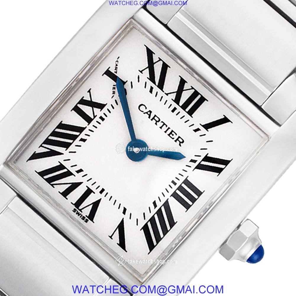 Cartier W51008Q3 Tank Francaise Quartz Female Stainless Steel 2