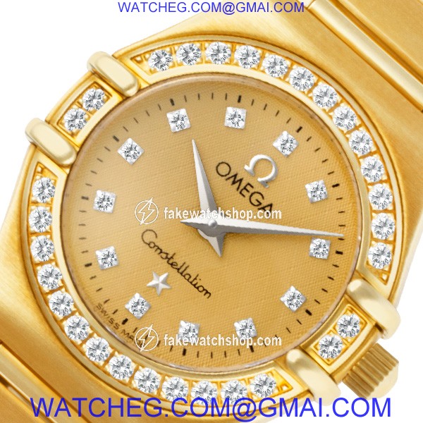 Omega 11671500 Constellation Quartz Female 18k yellow gold 2