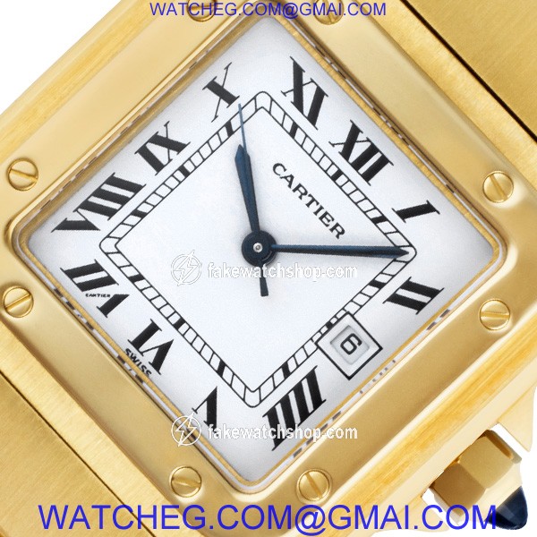 Cartier Cartier 2530 Santos Automatic Male 18k yellow gold 2