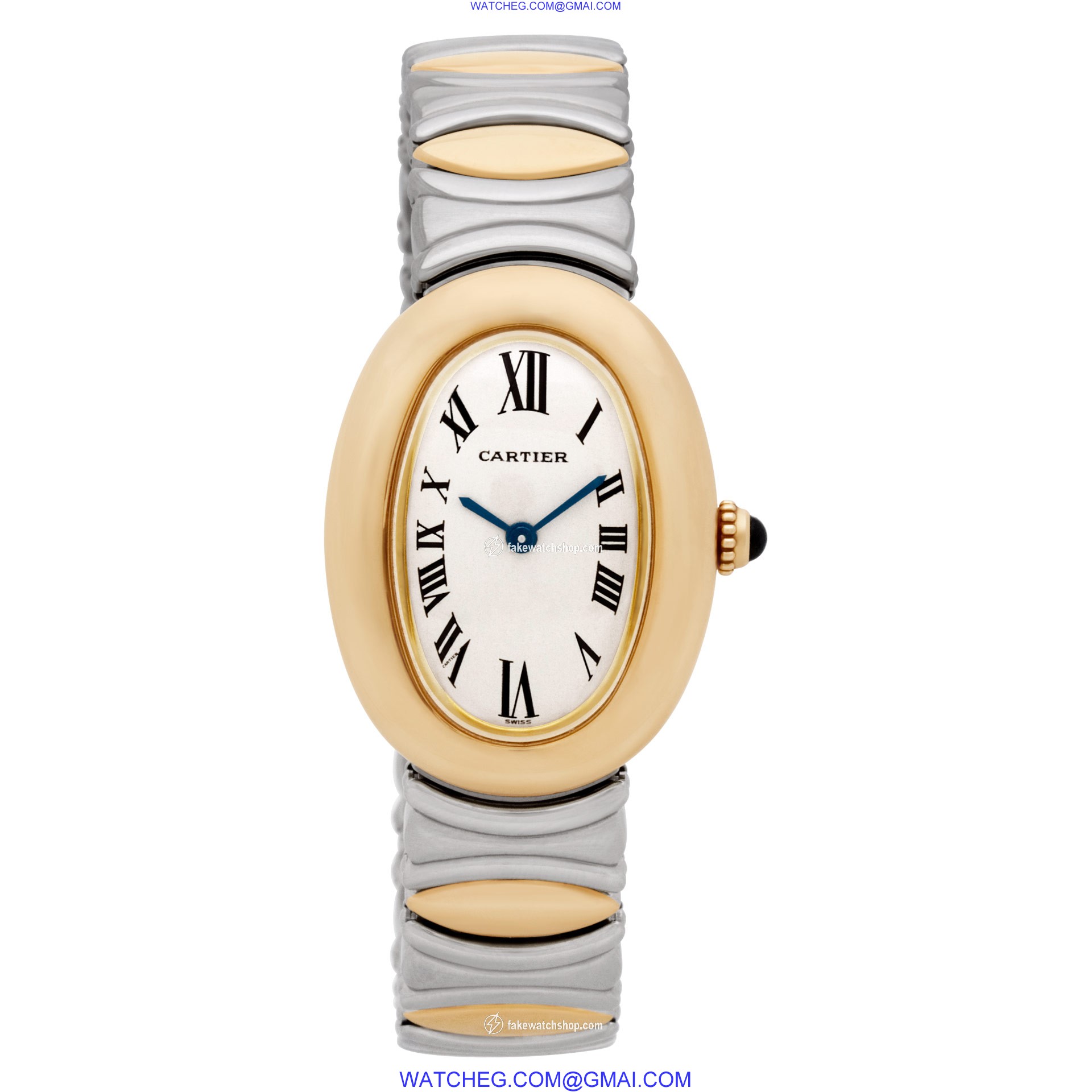 Cartier W15045D8 Baignoire Quartz Female 18k yellow gold 2