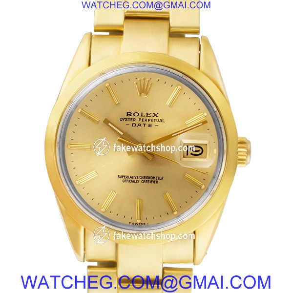 Rolex 15505 Date Automatic Male gold shell 2