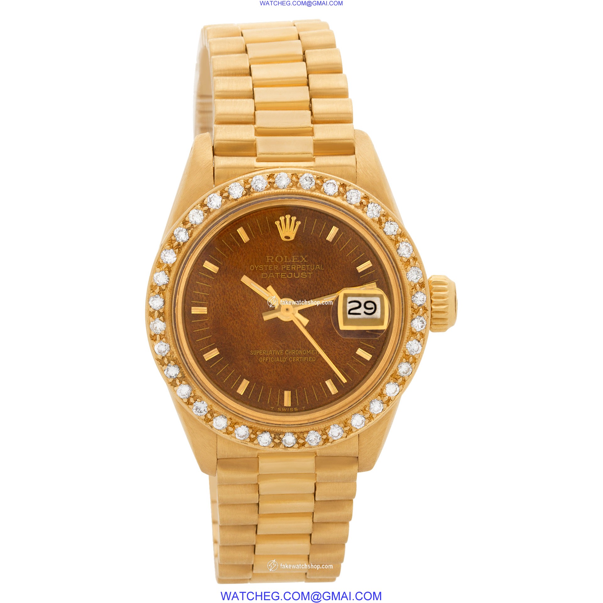 Rolex 6917 Datejust Automatic Female 18k yellow gold 2