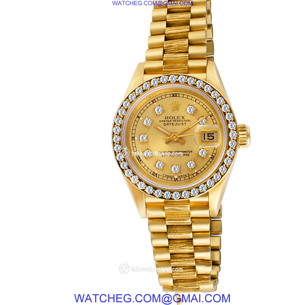 Rolex 69278 Datejust Automatic Female 18k yellow gold 2