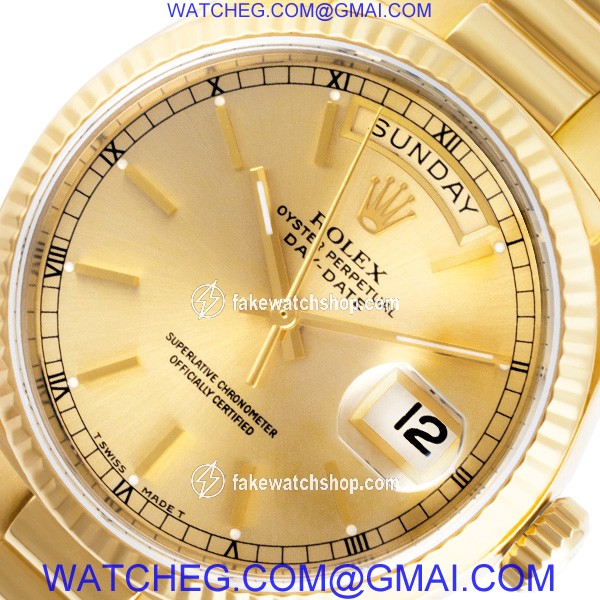 Rolex 18038 Day-Date Automatic Male 18k yellow gold 2