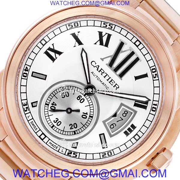 Cartier W7100018 Calibre Automatic Male 18k rose gold 2