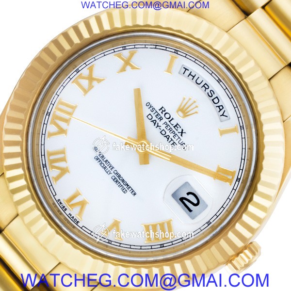 Rolex 218238 Day-Date II Automatic Male 18k yellow gold 2