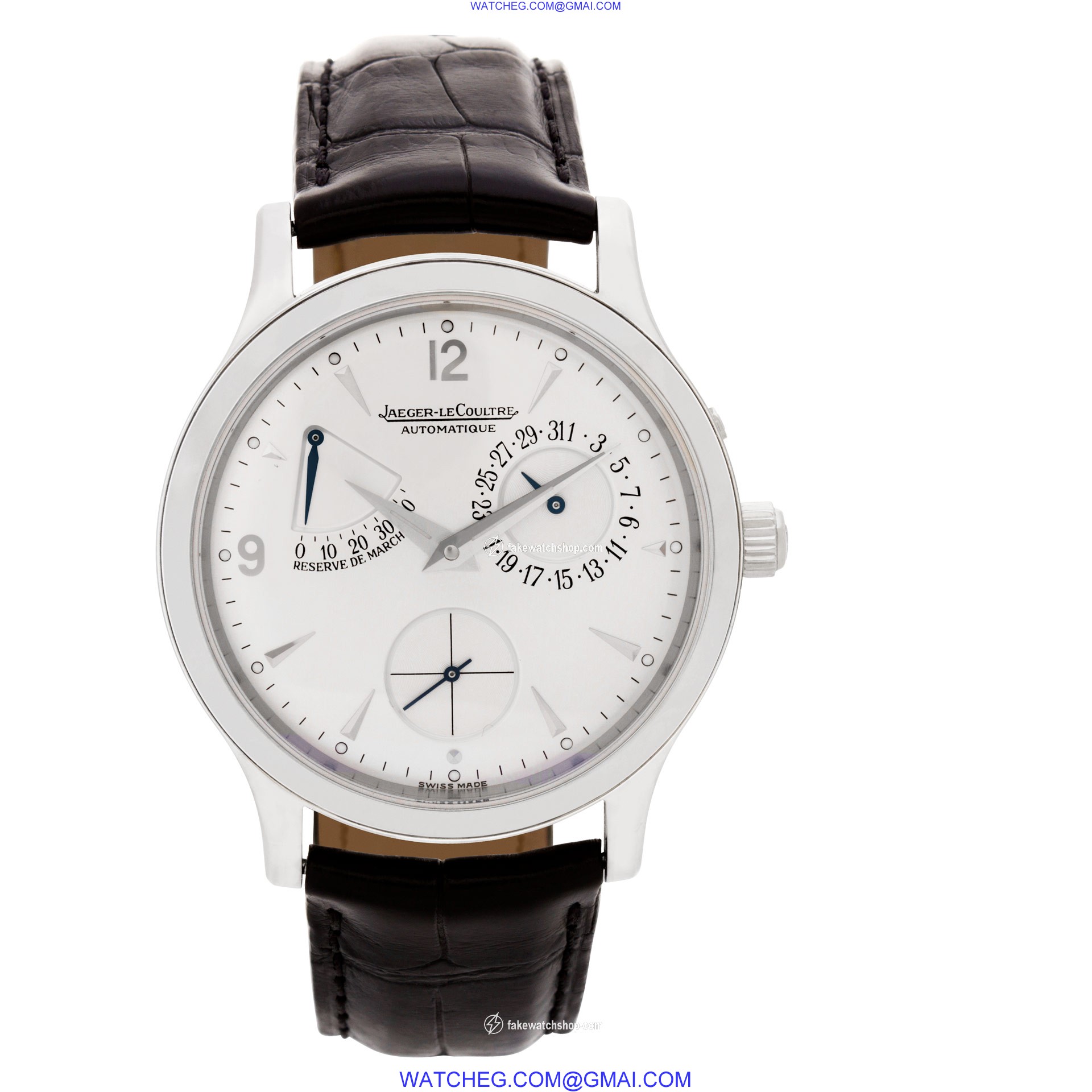Jaeger LeCoultre 140.8.38.S Reserve de Marche Automatic Male Stainless Steel 2