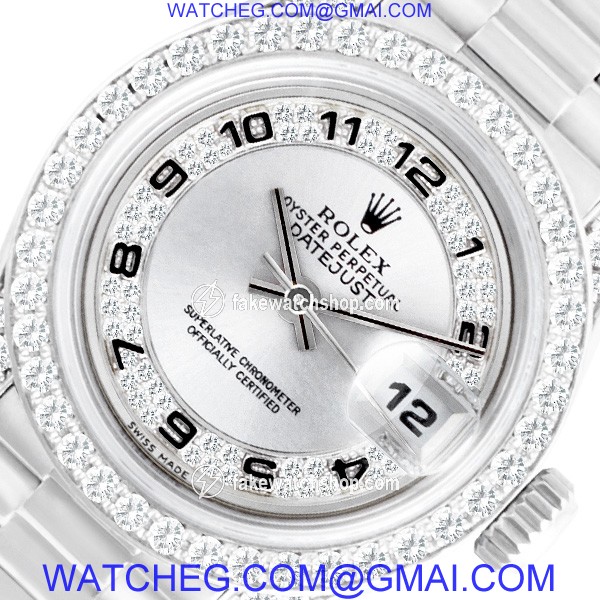 Rolex 69156 Datejust Automatic Female Platinum 2