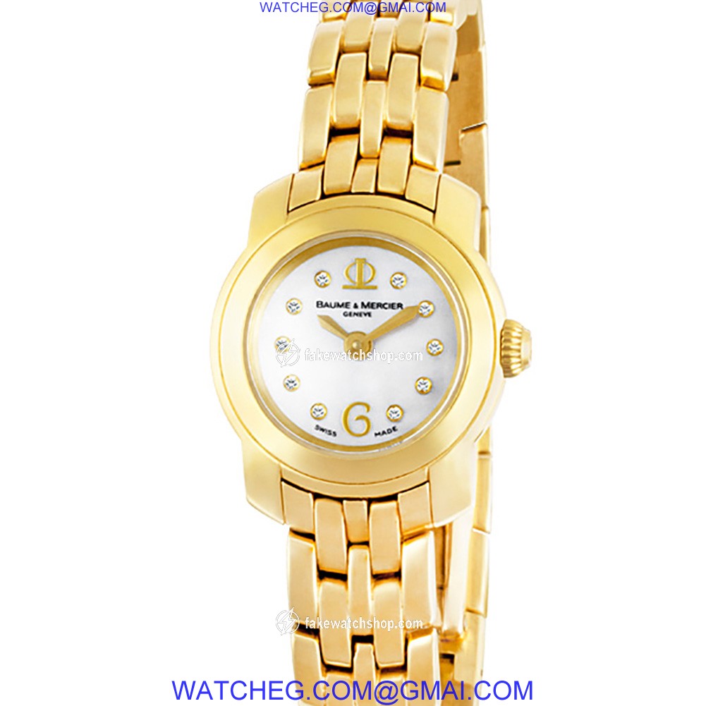 Baume & Mercier MOA08397 Capeland Quartz Female 18k yellow gold 2