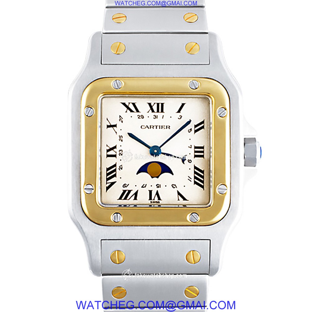 Cartier 119901 Santos Quartz Male Stainless Steel 2